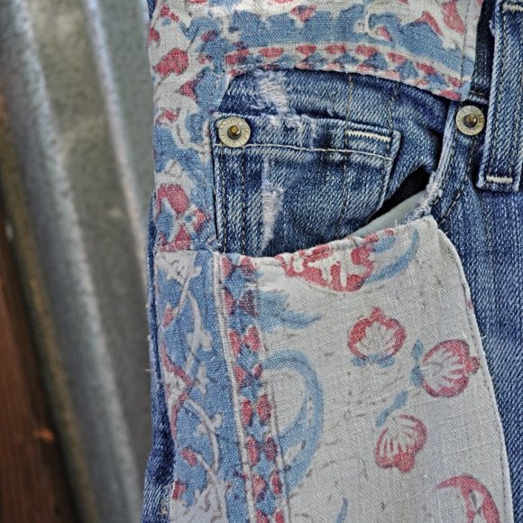 The “Willow” Jean | 7FAMK | Recycled Tapestry | Boho - Picture 10 of 13